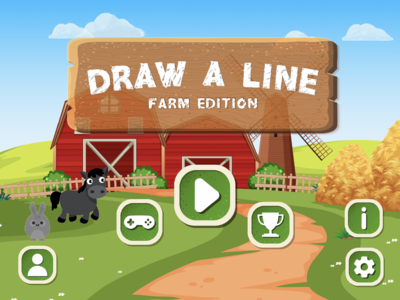 Draw a Line: Farm Edition (iPadOS)