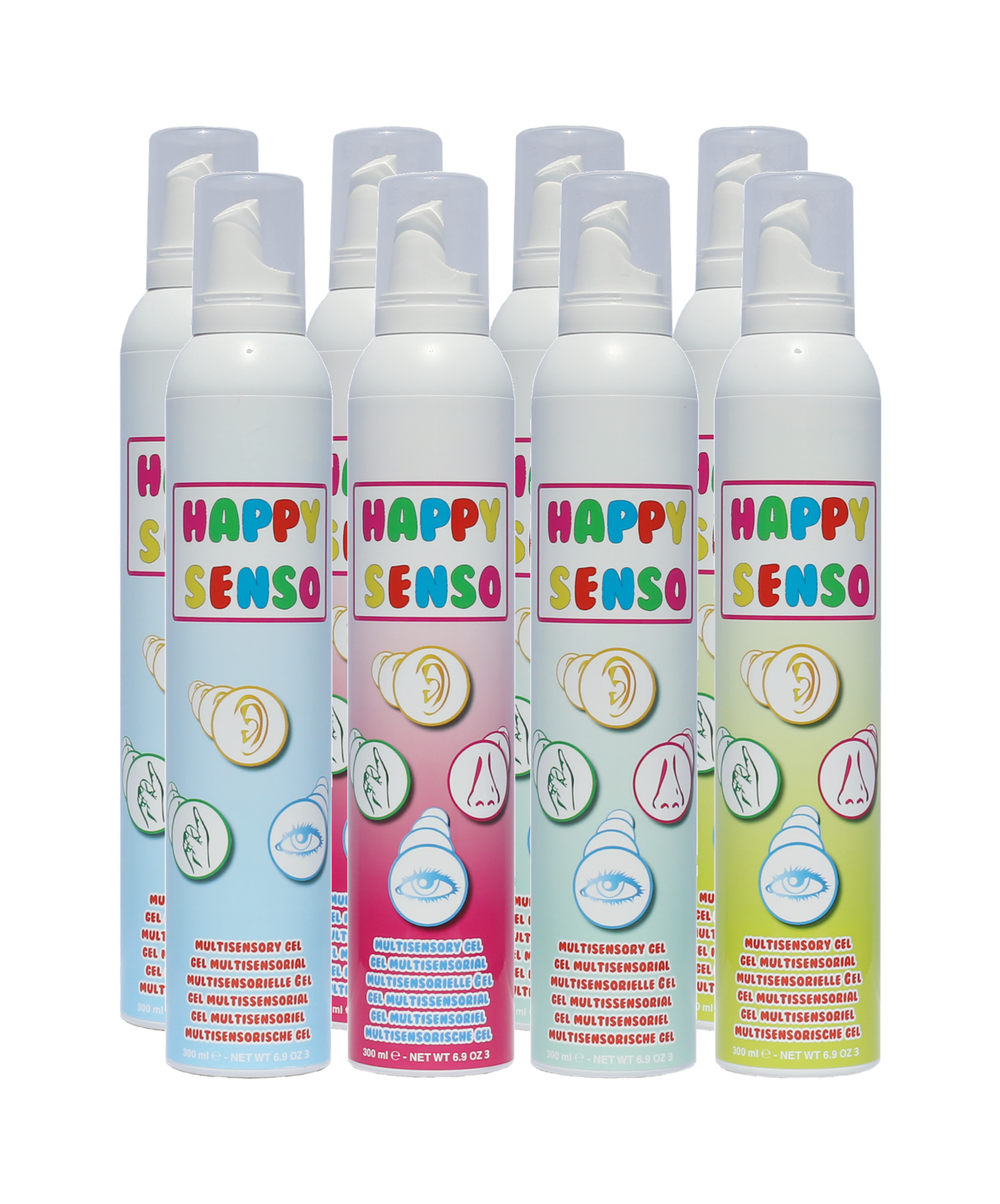 Happy Senso 觸覺泡泡 - Set of 8 / 8枝裝