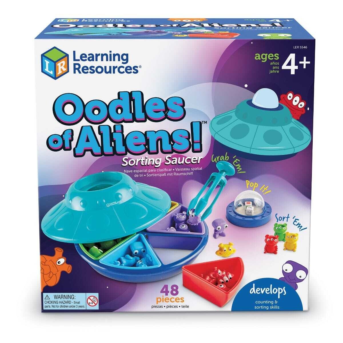 Learning Resources - Oodles of Aliens Sorting Saucer 外星人分類遊戲