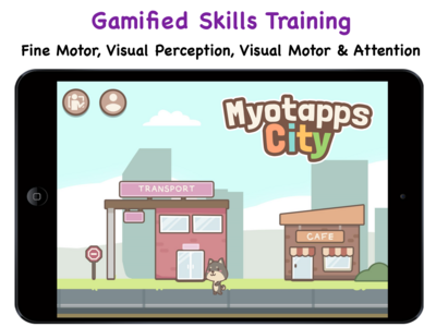 Myotapps City (iPadOS) Pre-writing Training App