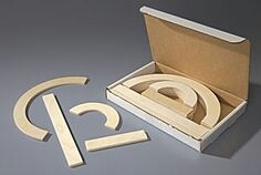 LWT® Wooden Pieces Set for Capital Letters  (LWT®砌大階字母木條)