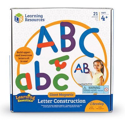 Learning Resources - Giant Magnetic Letter Construction