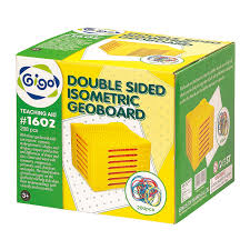 Gigo - 11x11 Double Sided Isometric Geoboard Set 11x11 雙面幾何釘板套裝