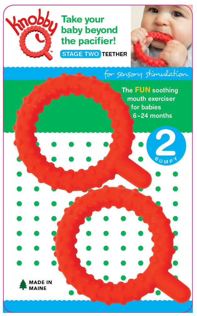 Chewy Tubes - Knobby Qs  (Set of 2; Red)