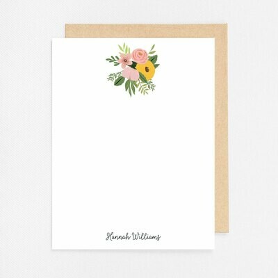 Floral Bunch Flat Notecards