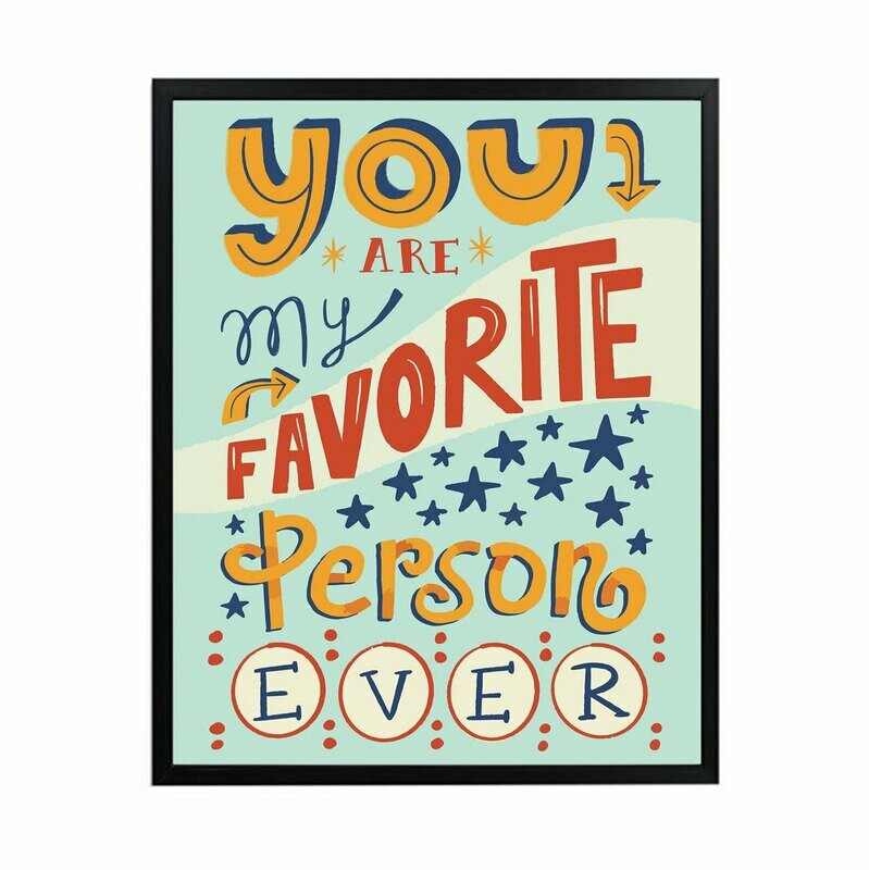 You are my Favorite Blue Wall Art DIGITAL DOWNLOAD PRINT
