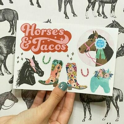 Pony Macaroni Sticker Sheet