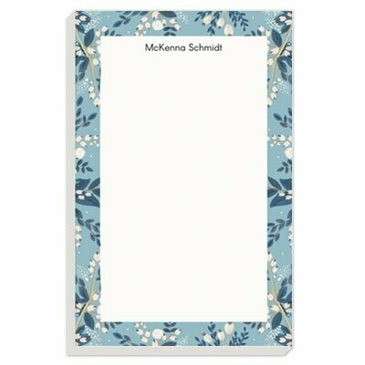 Blue berries and twigs Notepad