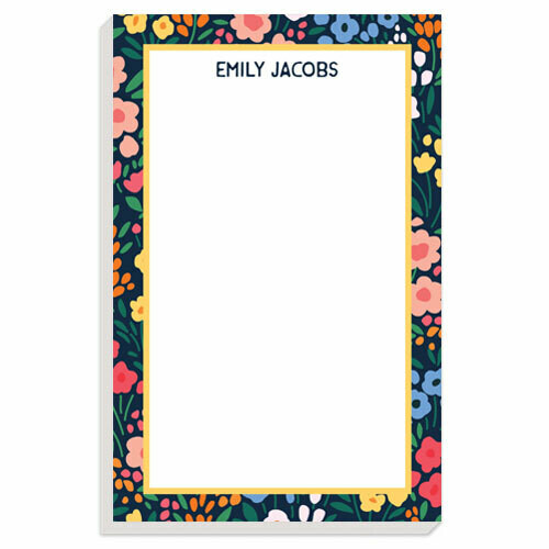 Fairy Garden Floral Notepad