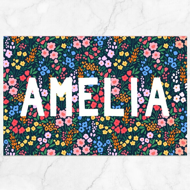 Garden Name Placemat - Paper or Laminated
