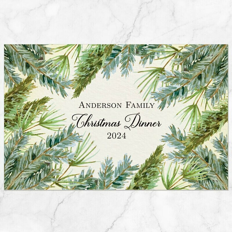 Winter Branches Placemat - Paper or Laminated
