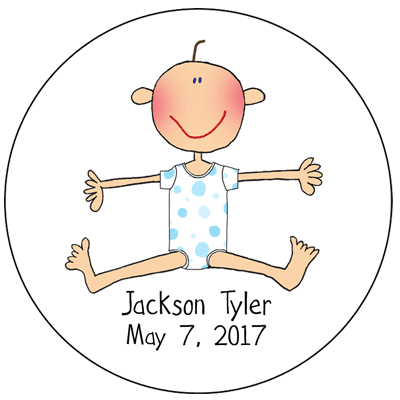 Design-Your-Own 2.5&quot; Circle Stickers
