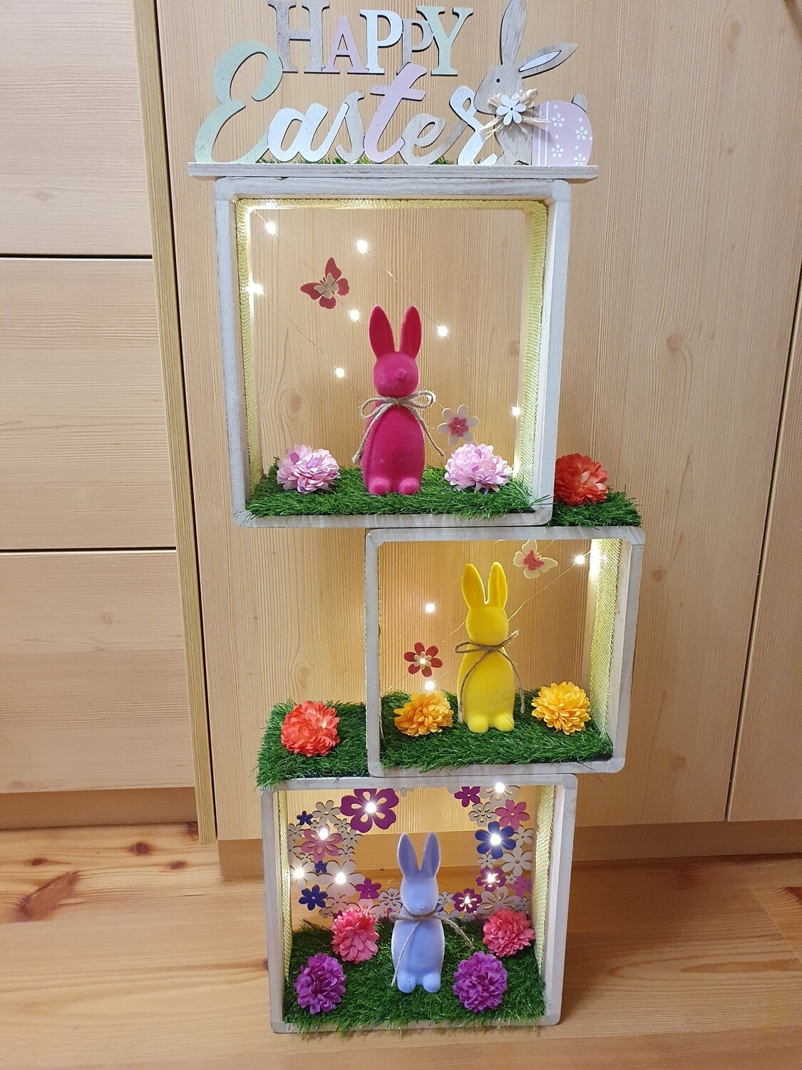 3 Vierecke Turm Ostern