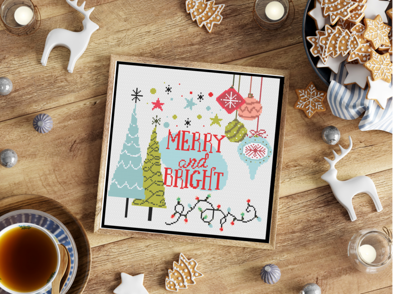 Merry &quot;Retro&quot; Christmas, Christmas Trees and Ornaments