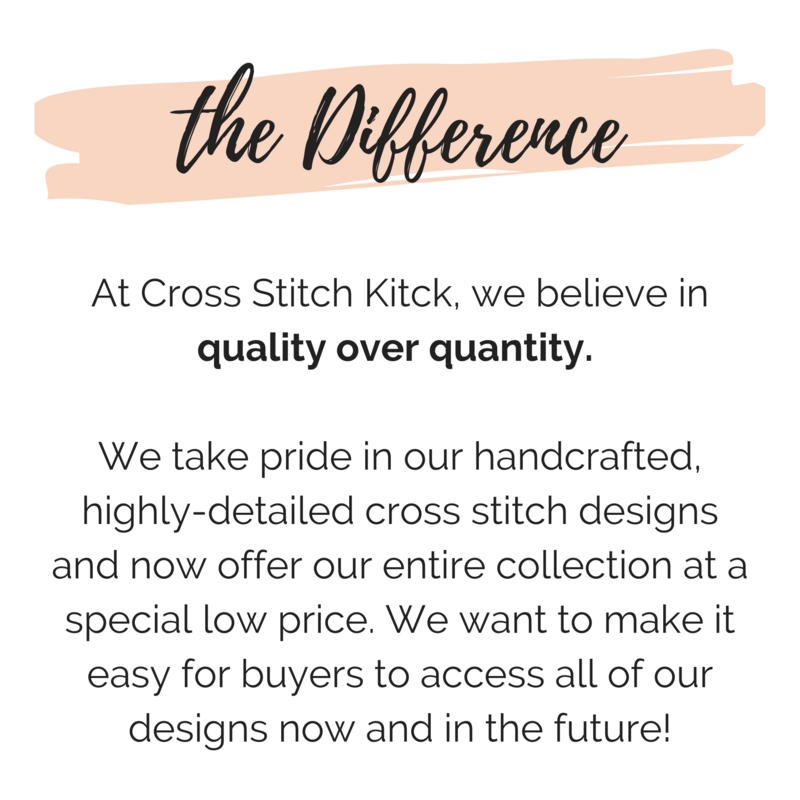 Whole Shop Cross Stitch Bundle! All Current and Future Patterns for a Lifetime! Stitchalong, Nerdy Cross Stitch, Feminist Embroidery