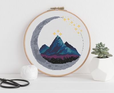ACOTAR Cross Stitch Pattern, City of Starlight Design, Fantasy Embroidery, Booktok Cross Stitch