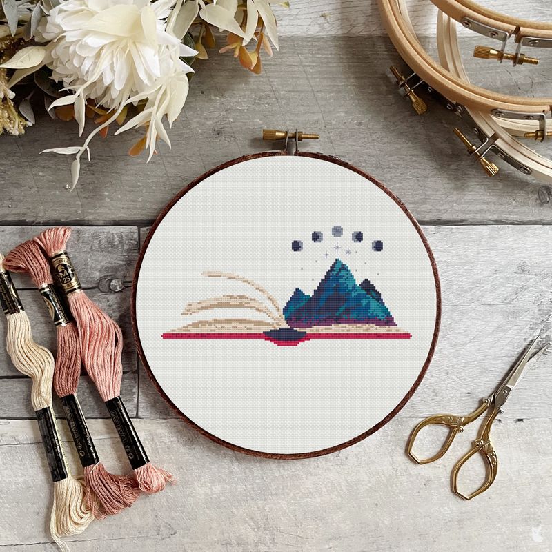 ACOTAR Cross Stitch Pattern | Fantasy Embroidery for Book Lovers | Booktok Gift | Feminist Cross Stitch Design