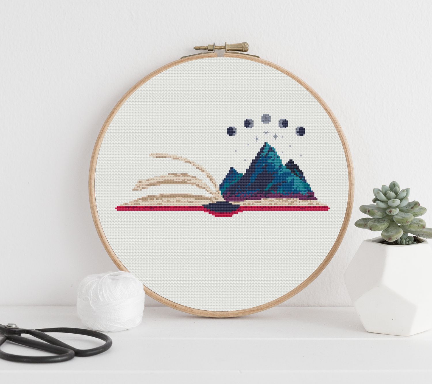 ACOTAR Cross Stitch Pattern | Fantasy Embroidery for Book Lovers | Booktok Gift | Feminist Cross Stitch Design