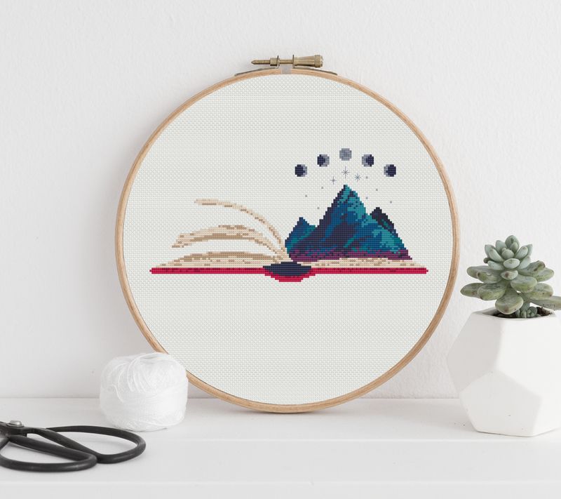 ACOTAR Cross Stitch Pattern | Fantasy Embroidery for Book Lovers | Booktok Gift | Feminist Cross Stitch Design