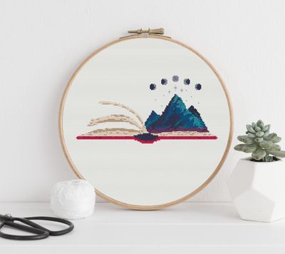 ACOTAR Cross Stitch Pattern | Fantasy Embroidery for Book Lovers | Booktok Gift | Feminist Cross Stitch Design
