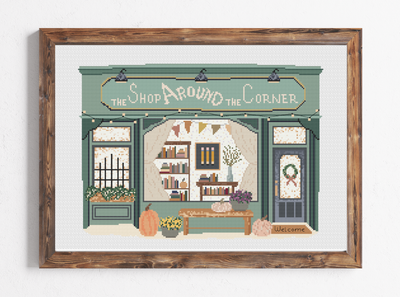 Movie Cross Stitch, Classic Fall Cross Stitch, Movie Lover Gift, You&#39;ve Got Mail, Booktok Cross Stitch, Teacher Embroidery