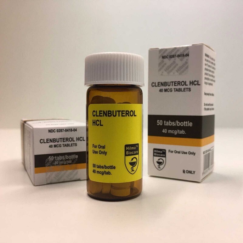 Hilma Biocare clenbuterol hcl 40 mcg 50 table