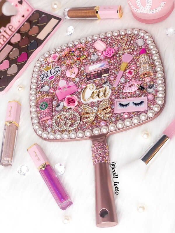 Girl Boss Large Hand Mirror