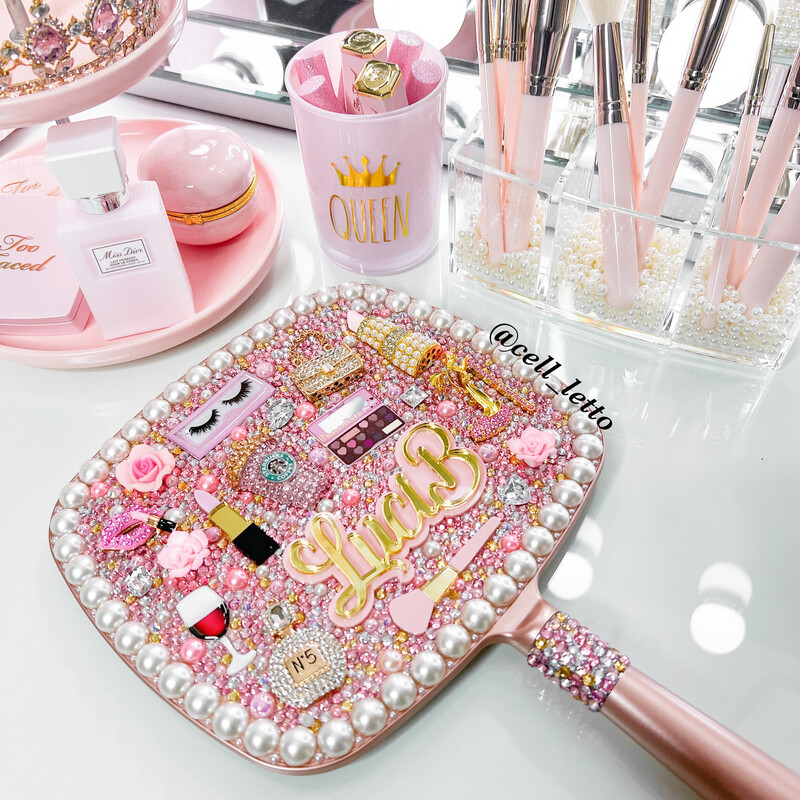 “Pretty Luxurious” Large Hand Mirror