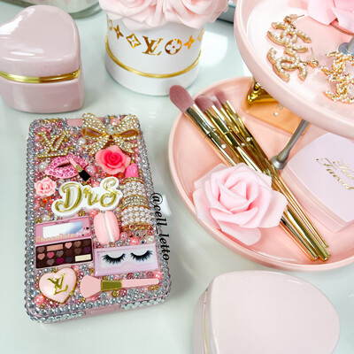 Pink Chic LED Mirror Lash Case
