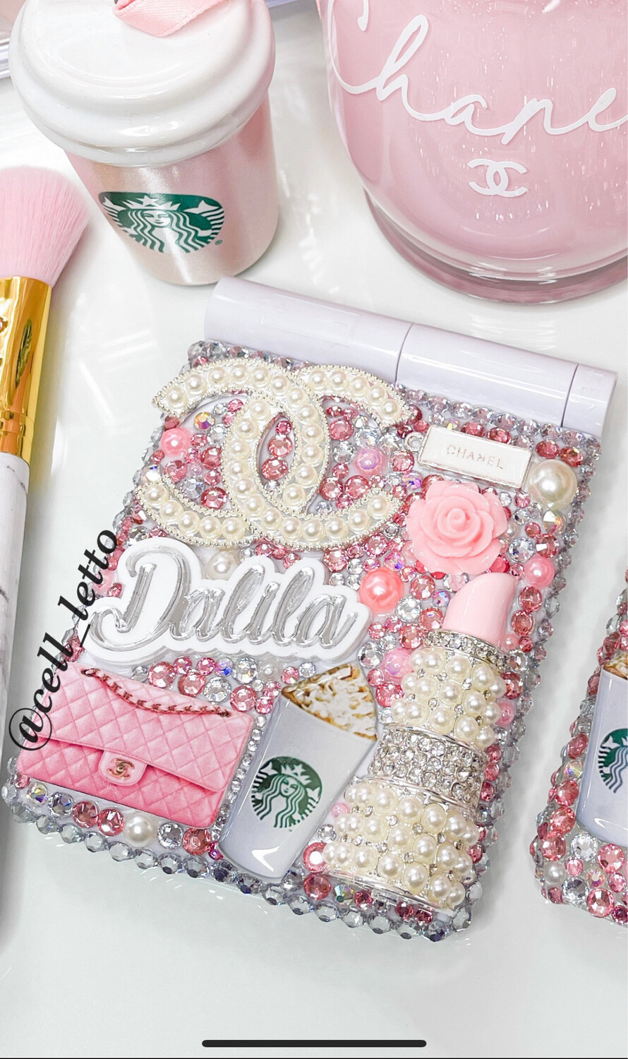 Blushing Beauty LED Compact Mirror