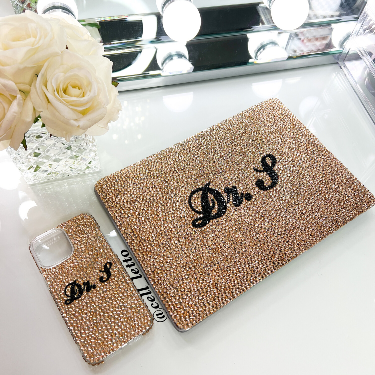Personalized Bling Laptop Case