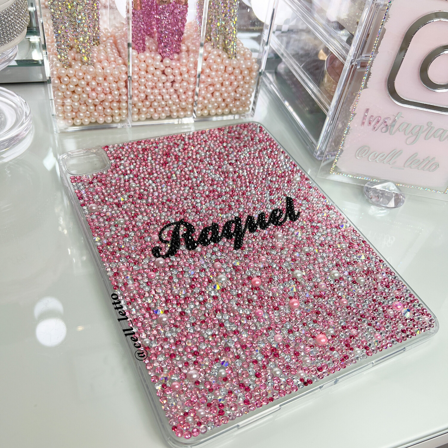 Personalized Bling Tablet Case