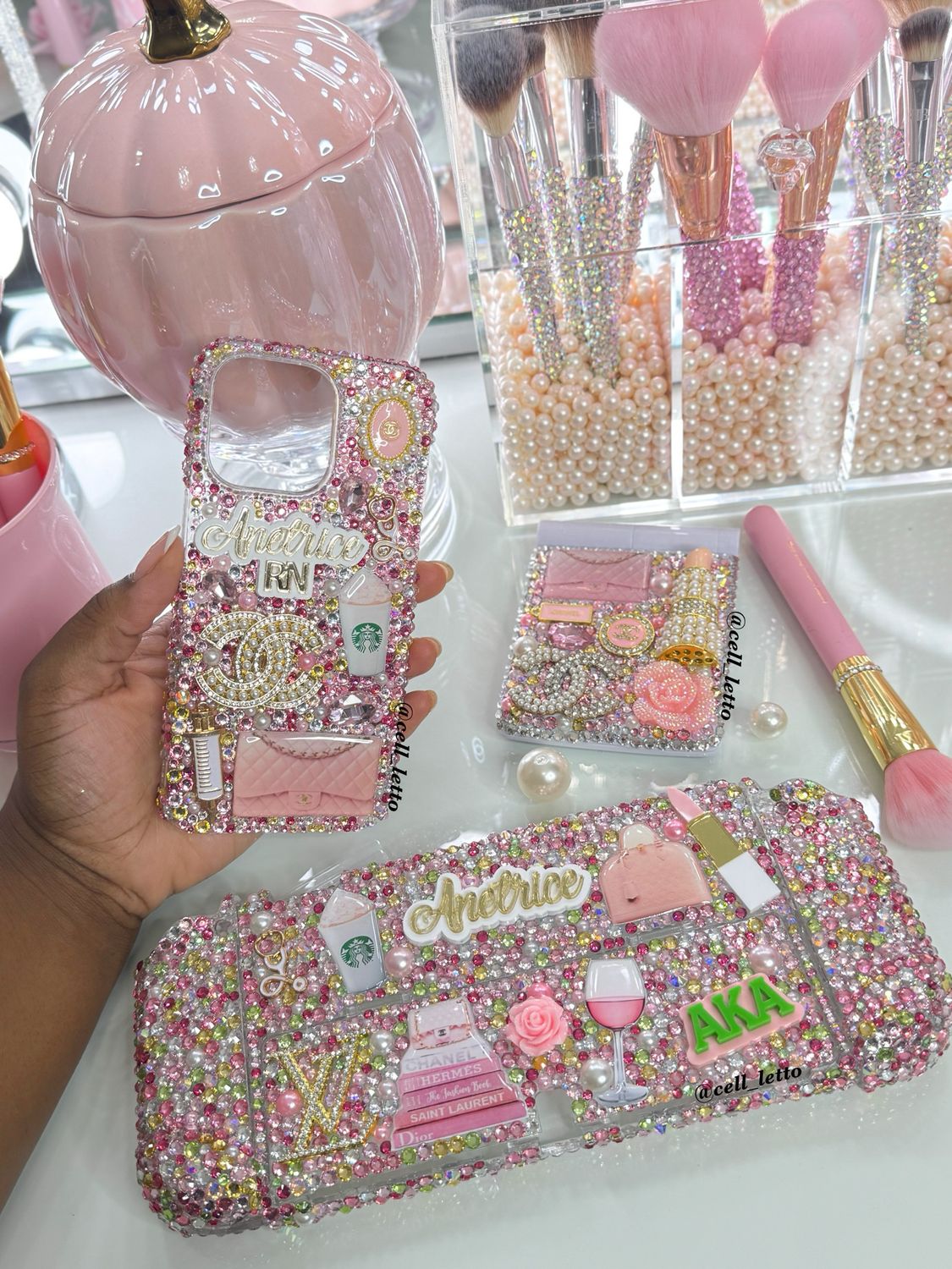 "Game &amp; Glam Duo" (Nintendo Switch Case + Phone Case)