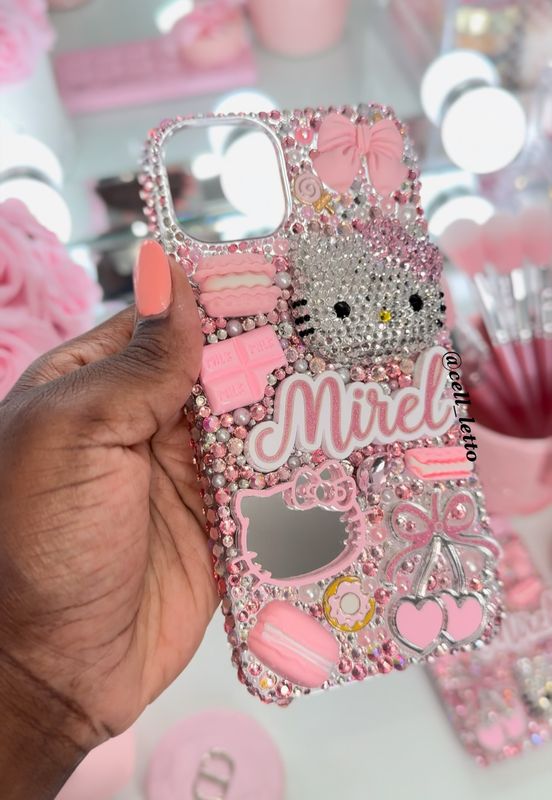 &quot;Sweet Cherry Kitty&quot; Phone Case