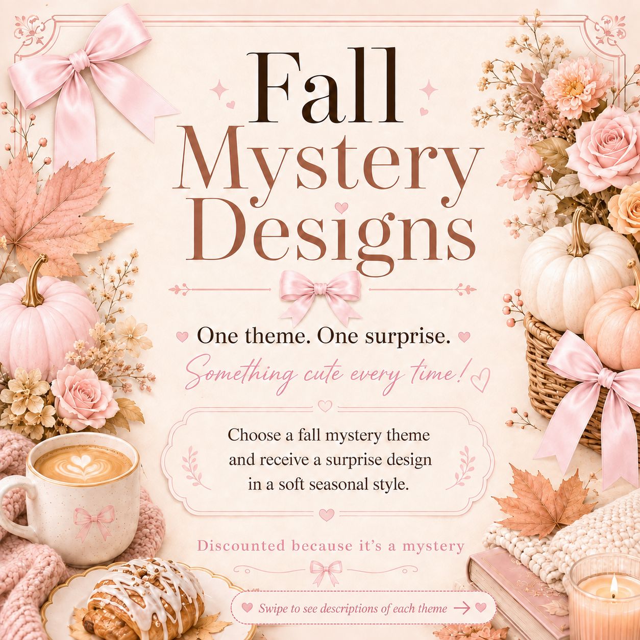 🍂 Fall-Themed Mystery Designs 🍁
