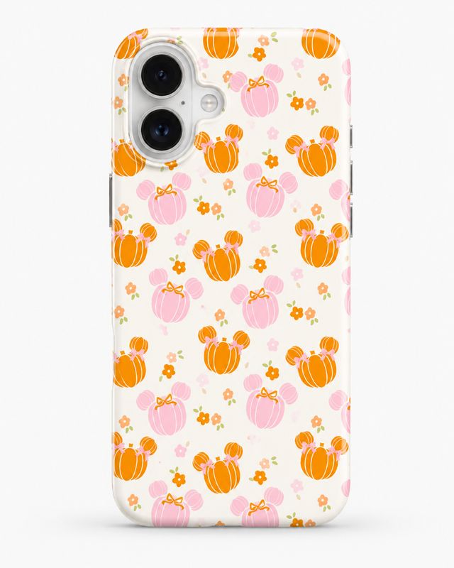 Whimsical Pumpkin Print Phone Case