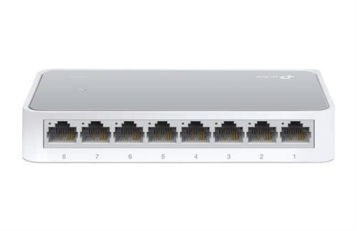 TP Link 8 Port Auto Negotiation Switch- 10/ 100 Mbps