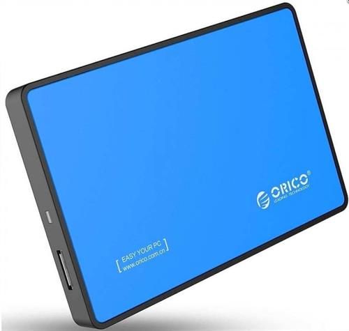 Orico 2.5 inch USB 3.0 Hard Drive Enclosure - Blue, Retail Box, 1 year warranty