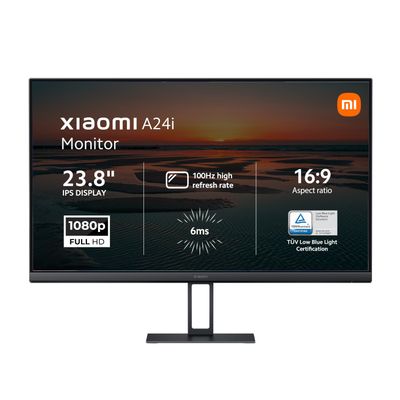 Xiaomi A24i 24″ Full HD 1080p IPS Monitor (100Hz, 6ms, 16:9, HDMI/DP, Flicker-Free, &amp; VESA Mount)