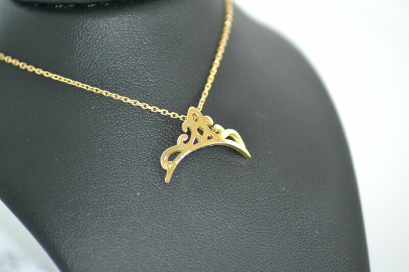 Pendentif Diadème or jaune  18K 750/1000