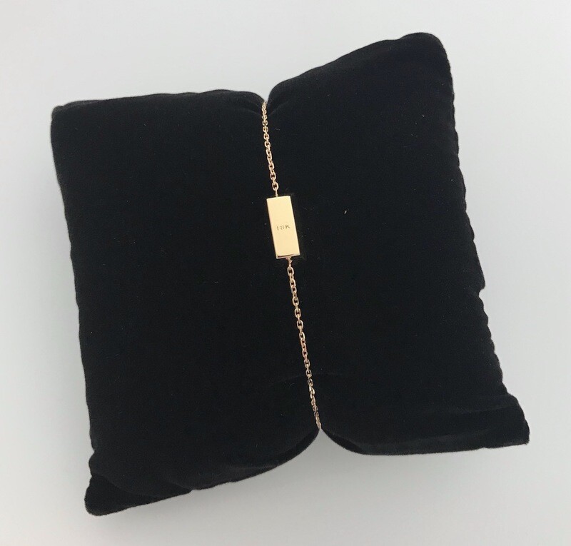 Bracelet Lingot 18K or jaune 750/1000