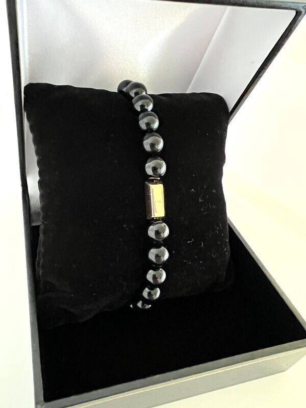 bracelet lingot onyx