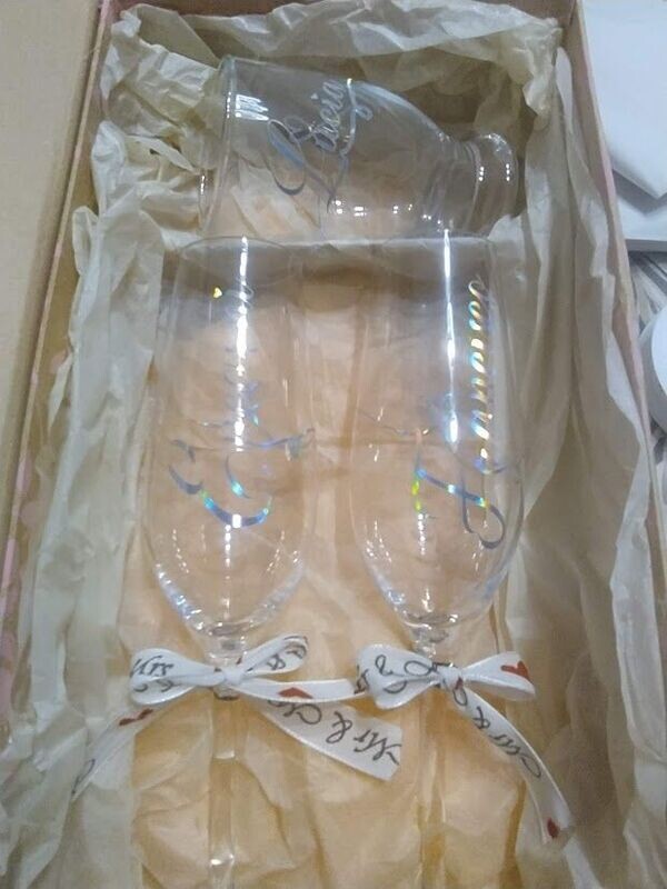 Set de copas Nombres
