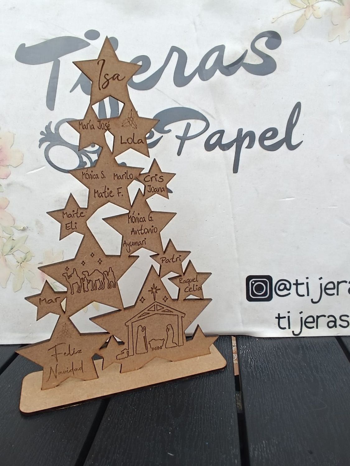 Árbol estrellas