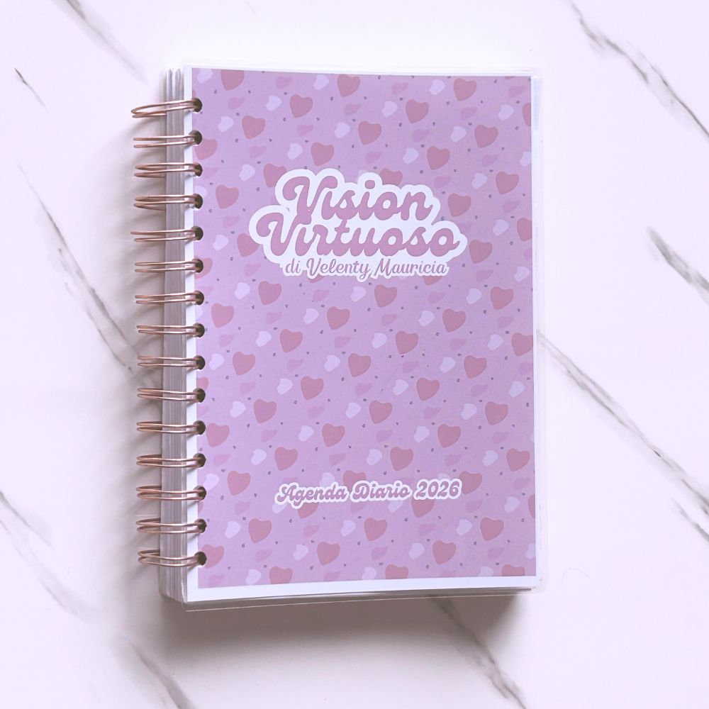 2026 Vision Virtuoso Planner | 12 Month WEEKLY Faith Productivity A5 Planner in Papiamento
