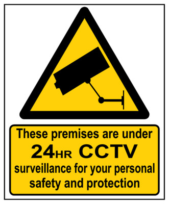 These premises are under CCTV surveillance Sign