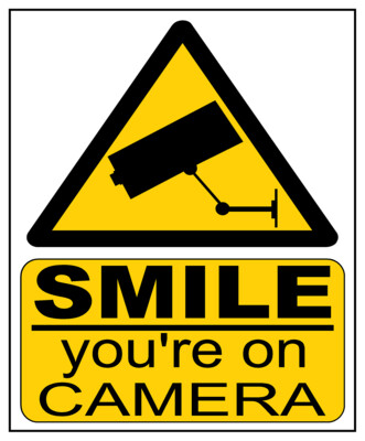 Smile Your On Camera​ Sign