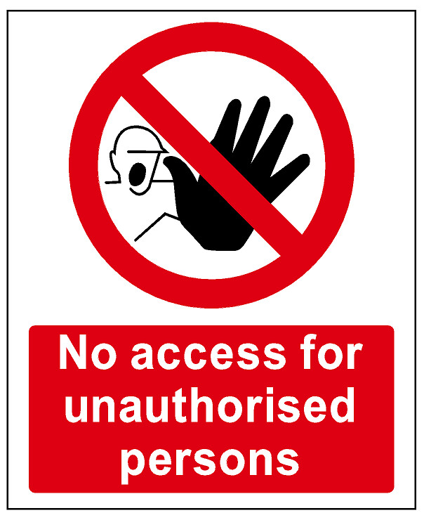 no-access-for-unauthorised-person-sign