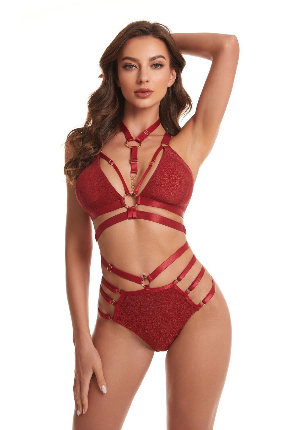 Glitzy Burgundy Top