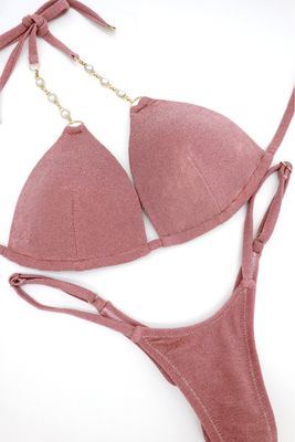 Meta Bikini Posing Suits- Dry Rose Pearly (Molded)